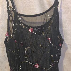 Fashion Nova Intimates & Sleepwear - Floral See through fashion nova cover up Fashion Nova Intimates & Sleepwear - Floral See through fashion nova cover up